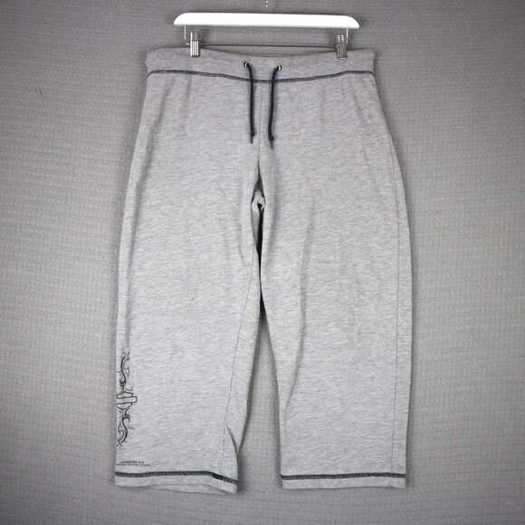 Harley Davidson Cotton Vintage 2000s Capri Sweat Pants - Picture 1 of 6